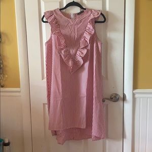 Shein Red Stripe Dress